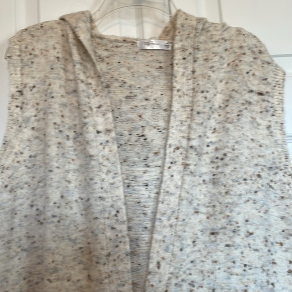 Women’s Peyton Primrose M open front long cardigan long oatmeal front pockets - Picture 1 of 9